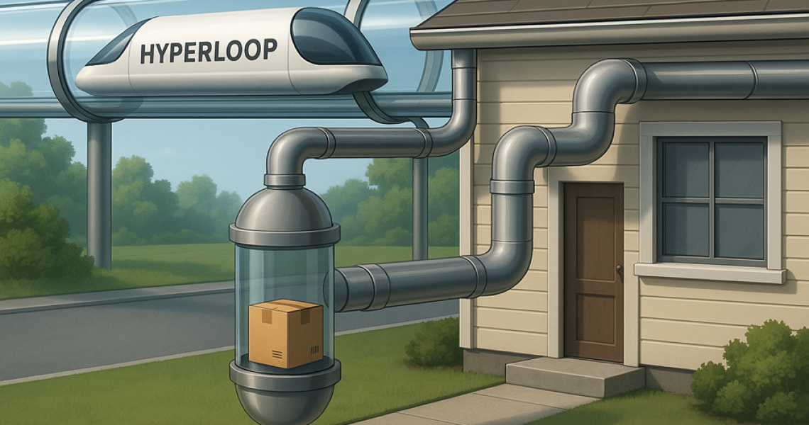 Geleceğin Lojistiği: Hyperloop ve Pnömatik Tüp Sistemleri ile Evlere Doğrudan Kargo Teslimatı