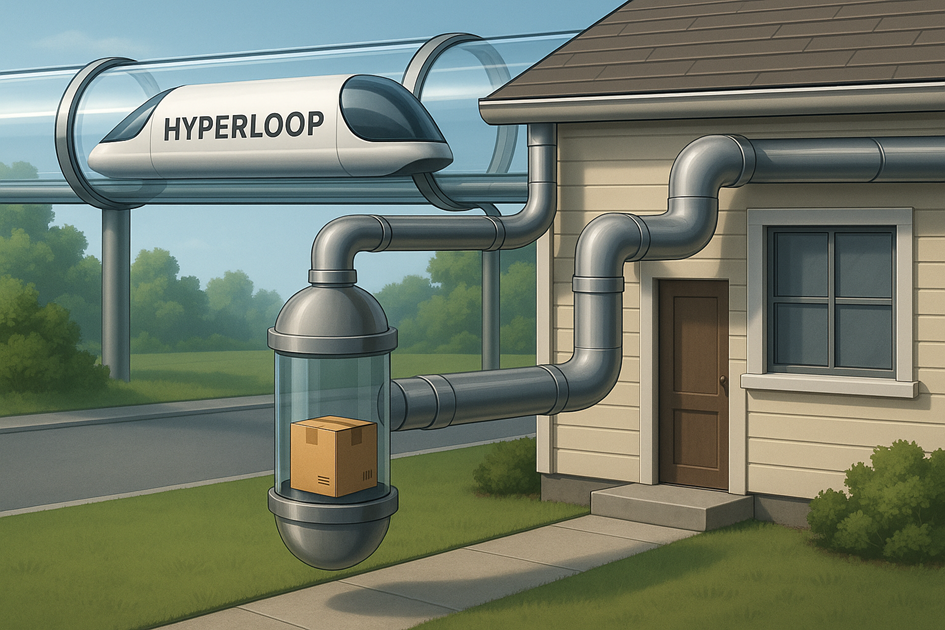 Halit Kaya Hyperloop Kargo Teslimatı